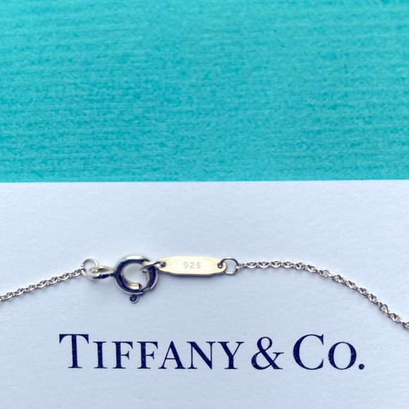 Tiffany & Co Square Love Notes Authentic 16” Necklace - Picture 3 of 6